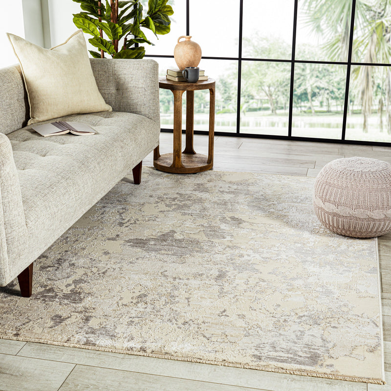 Audun Evora Gray & Cream Rug 5