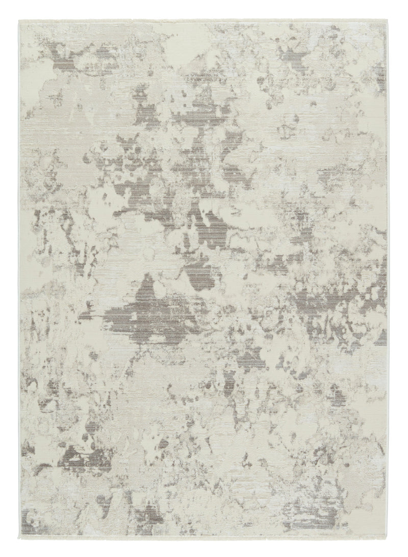 Audun Evora Gray & Cream Rug 1