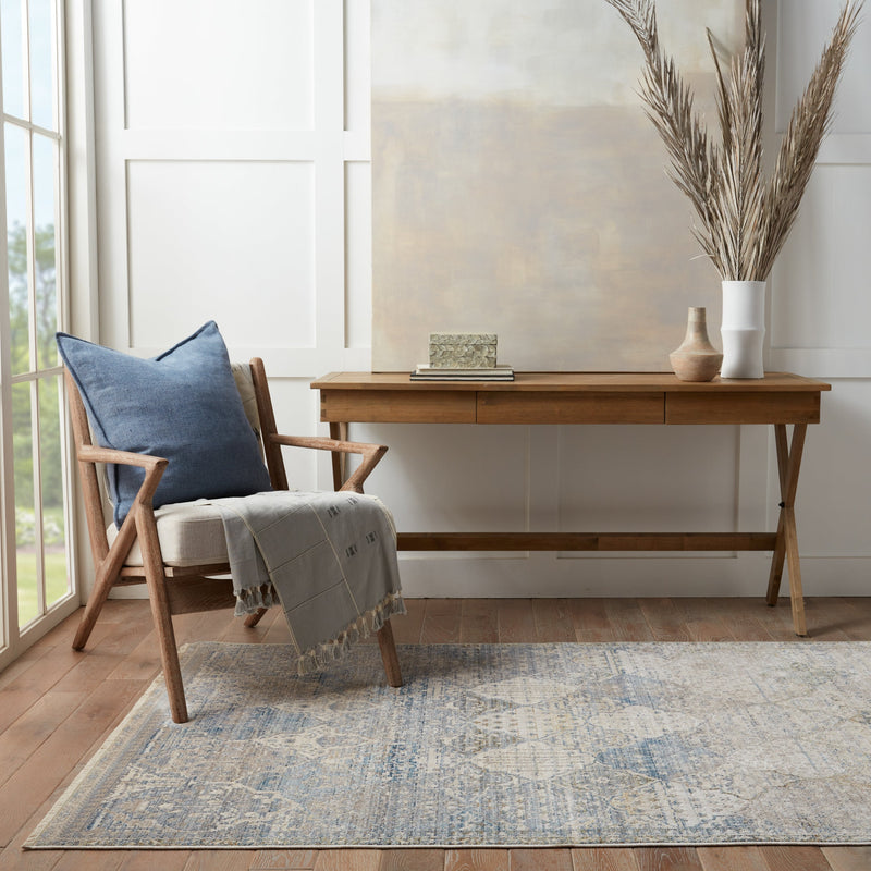 Audun Prado Blue & Gray Rug 6