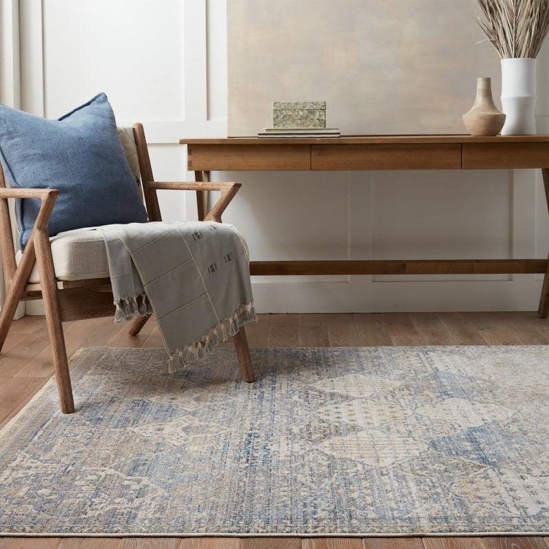 Audun Prado Blue & Gray Rug 8