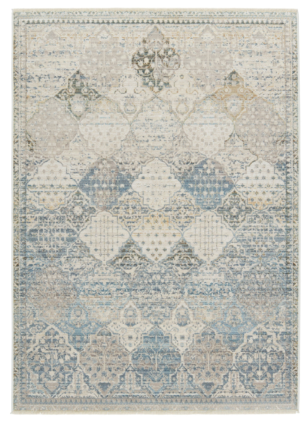 Audun Prado Blue & Gray Rug 1