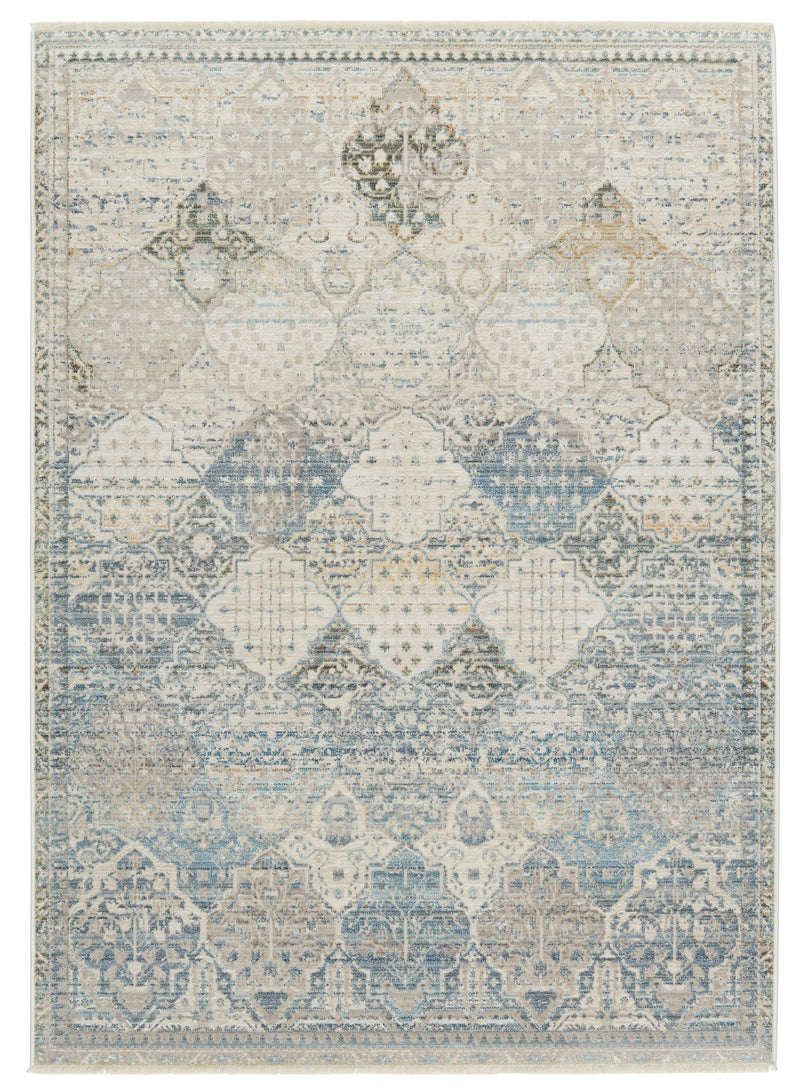 Audun Prado Blue & Gray Rug 1