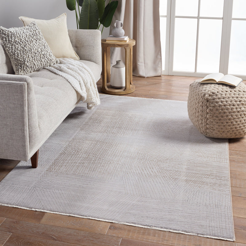 Aura Sayer Gray & Taupe Rug