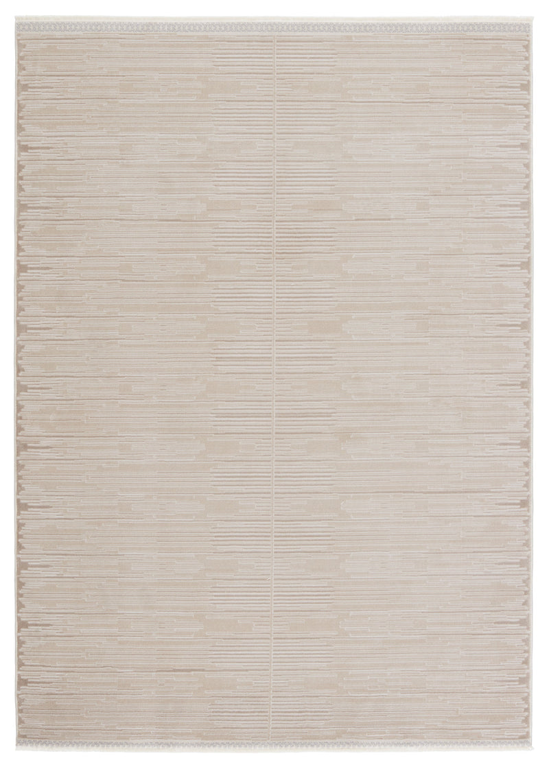 Aura Draven Tan & Cream Rug