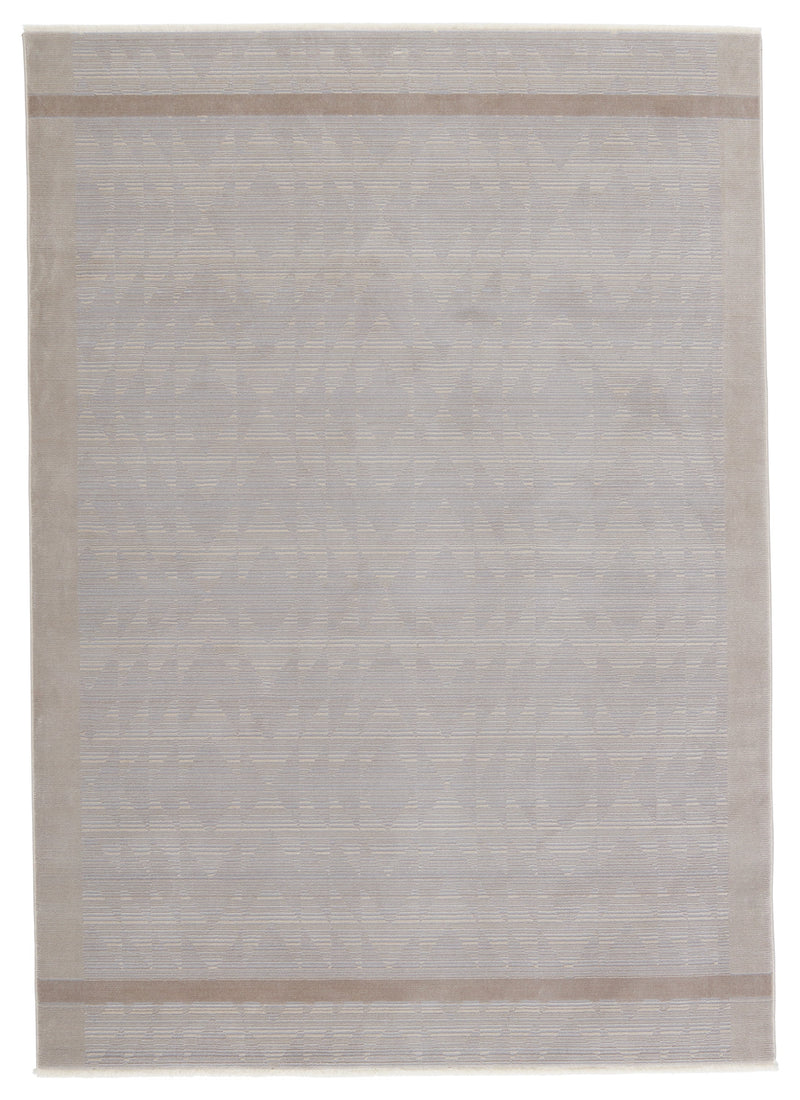 Aura Linus Taupe & Light Gray Rug 1