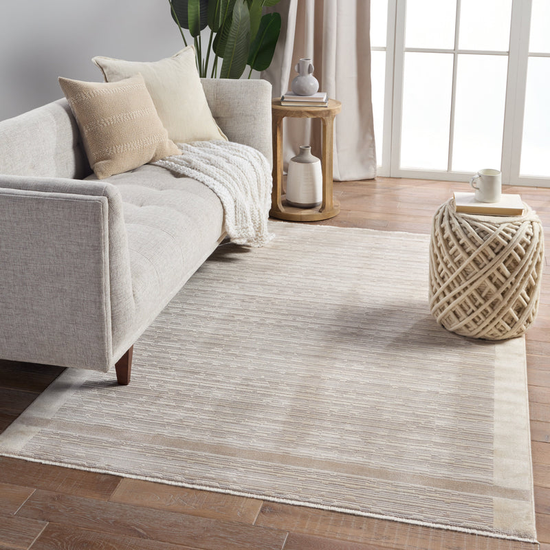 Aura Linus Cream & Light Taupe Rug