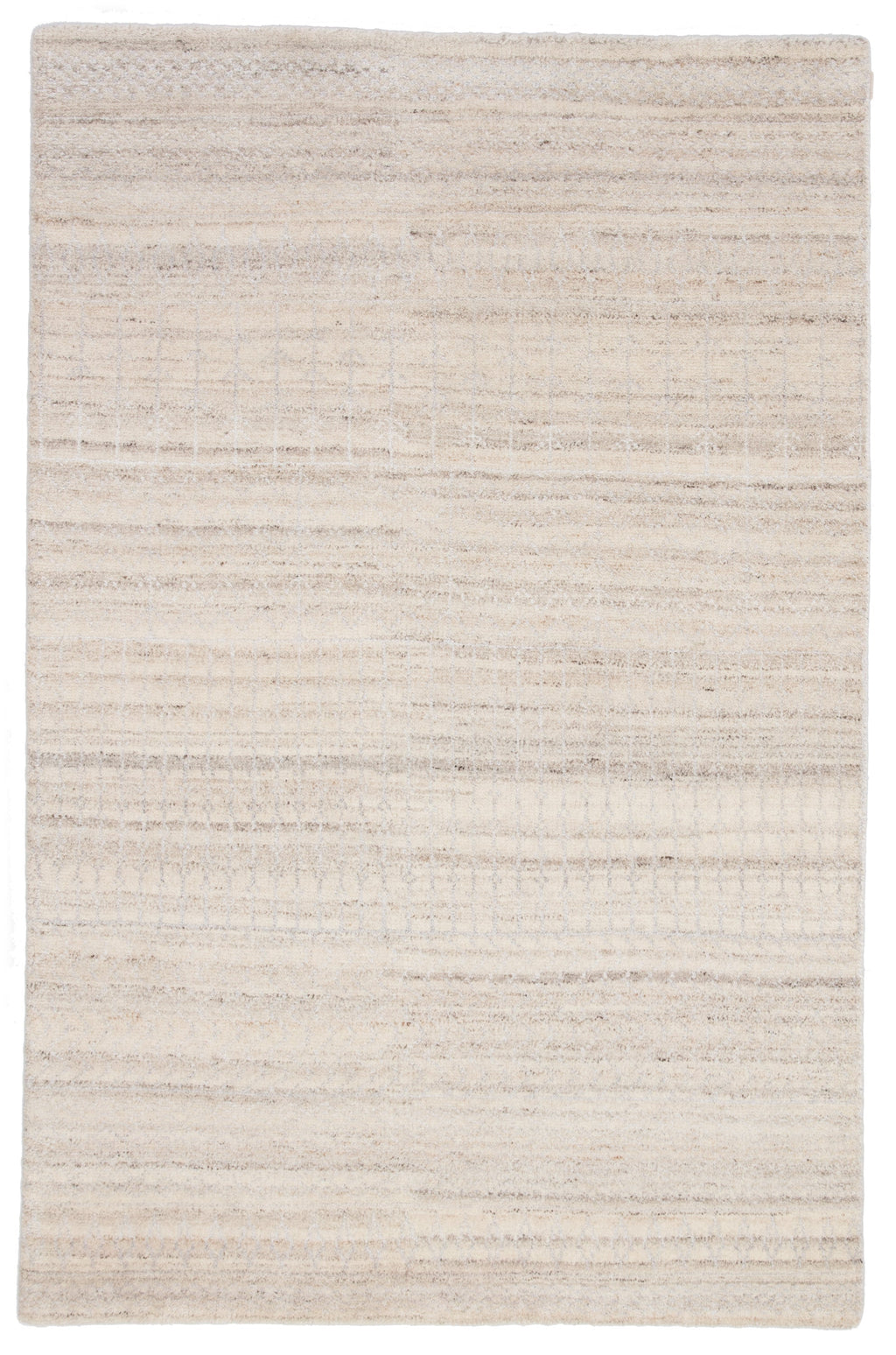 Hermitage Trellis Rug in Angora & Ash design by Jaipur Living