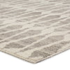 Sabot Hand-Knotted Geometric Ivory & Light Gray Area Rug