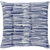 Azora AZO-003 Woven Square Pillow in Pale Blue & White by Surya