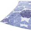 Azora AZO-006 Woven Square Pillow in Navy & White by Surya