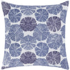 Azora AZO-006 Woven Square Pillow in Navy & White by Surya