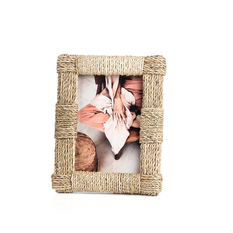 Abaca Rope Photo Frame in Various Sizes