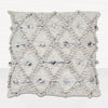 Anders Hand Woven Pillow in Cream & Light Gray