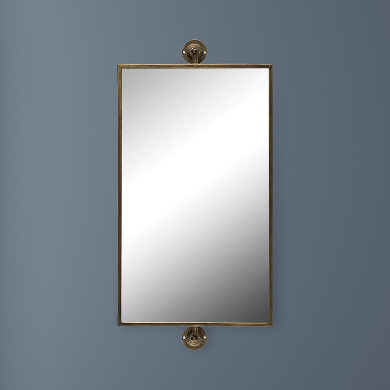 Antique Gold Swivel Wall Mirror