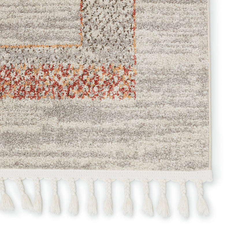 Bahia Adalet Light Gray & Clay Rug 4