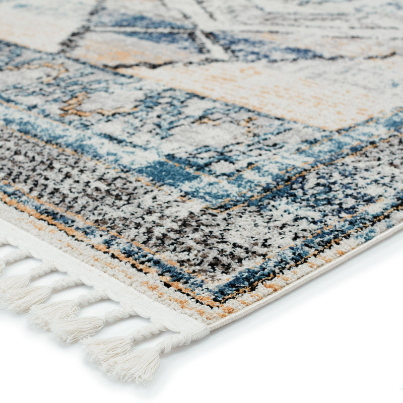 Bahia Samsun Blue & Light Orange Rug 2