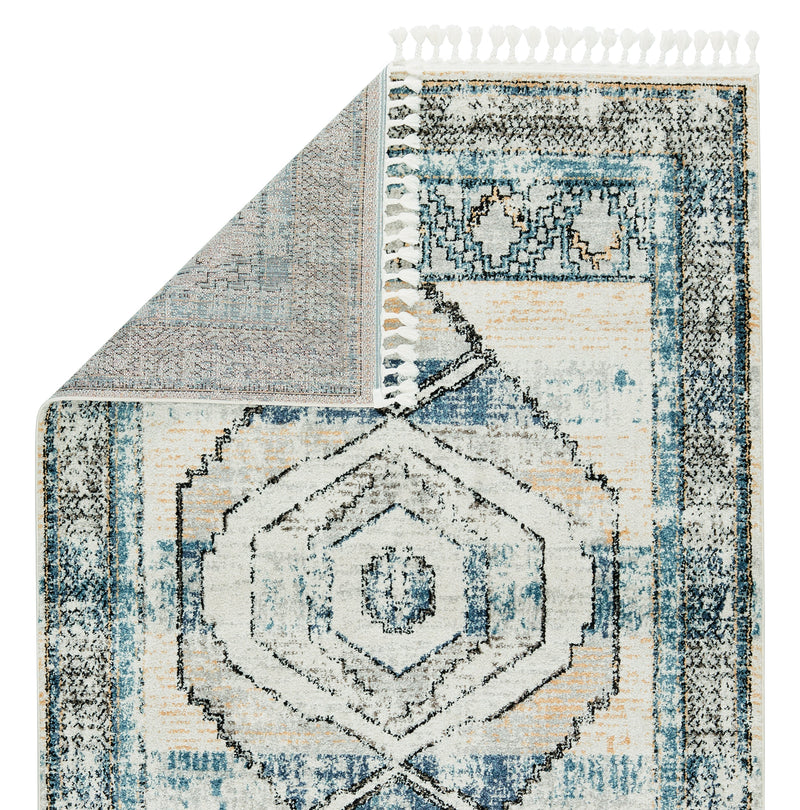 Bahia Samsun Blue & Light Orange Rug 3