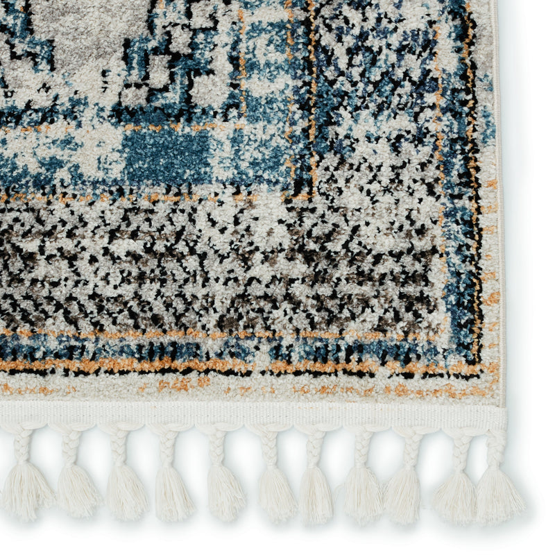 Bahia Samsun Blue & Light Orange Rug 4