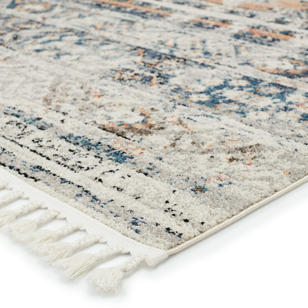 Bahia Camili Blue & Light Orange Rug 2