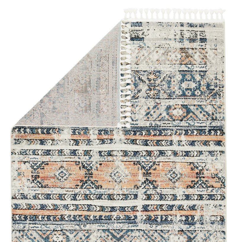 Bahia Camili Blue & Light Orange Rug 3