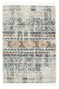 Bahia Camili Blue & Light Orange Rug 1