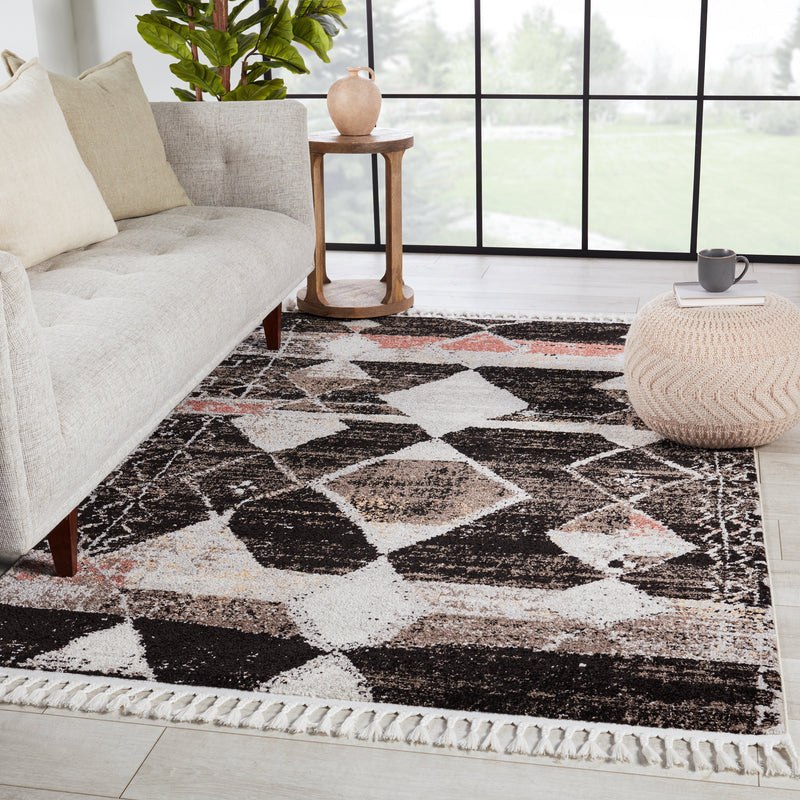 Bahia Artvin Black & Clay Rug 5