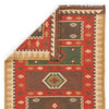 Amman Geometric Rug in Zinfandel & Wood Thrush design by Jaipur Living