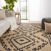 Jaima Handmade Tribal Rug in Beige & Black by Jaipur Living