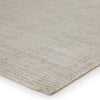 Basis Handmade Solid Ivory & Gray Area Rug