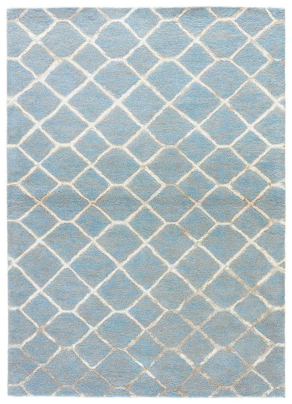 Blue Rug in Lead & Neutral Grey design by Jaipur Living