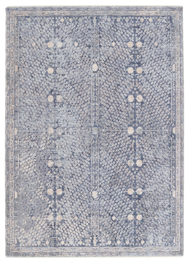 Ballad Larkin Blue & Light Gray Rug 1