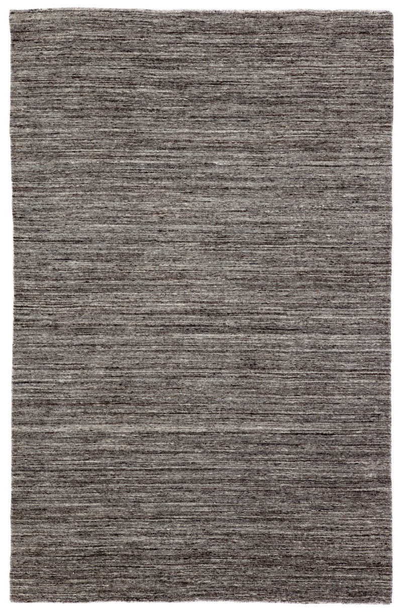 Tallwood Handmade Solid Gray & Ivory Area Rug