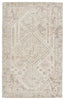 Blythe Arlowe Reversible Handwoven Light Brown & Light Pink Rug 1