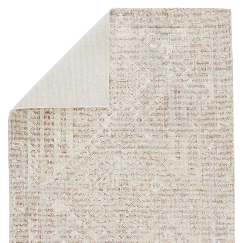 Blythe Arlowe Reversible Handwoven Light Taupe & Cream Rug 3