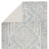 Blythe Arlowe Reversible Handwoven Light Blue & Gray Rug 3