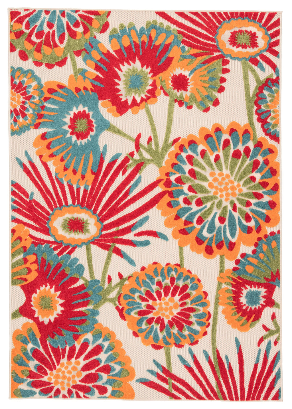 Balfour Indoor/ Outdoor Floral Multicolor Area Rug