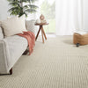 Fetia Handmade Solid Cream & Light Taupe Rug