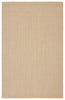 Emere Handmade Solid Beige Rug