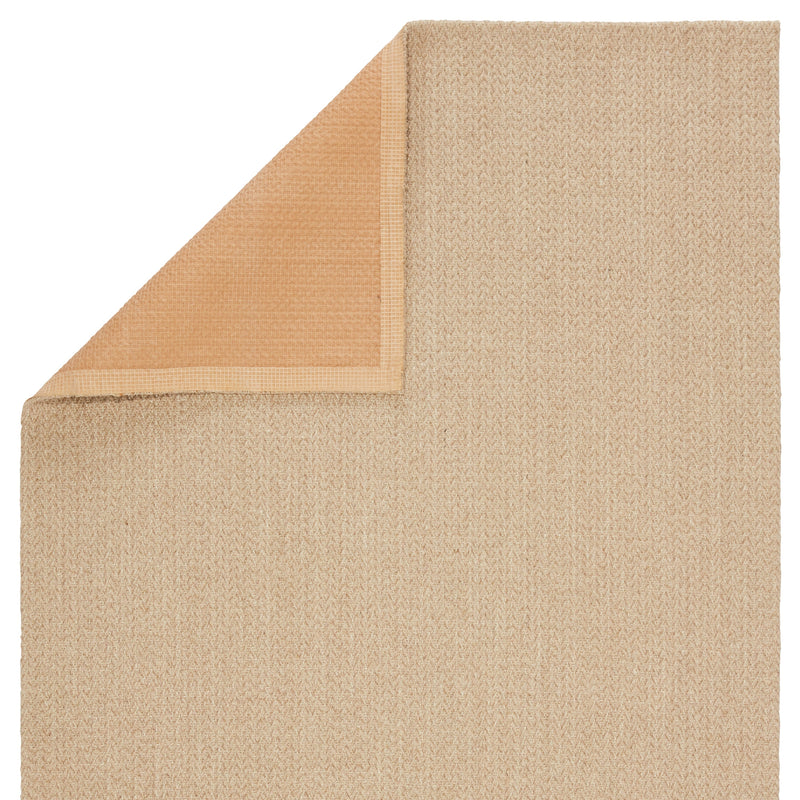 Emere Handmade Solid Beige Rug