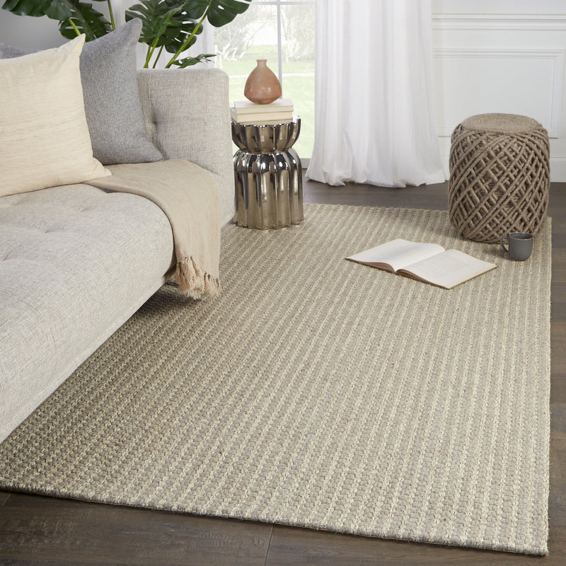 Fetia Handmade Trellis Light Gray Rug