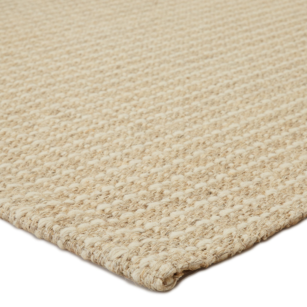 Tane Handmade Solid Beige & Ivory Rug