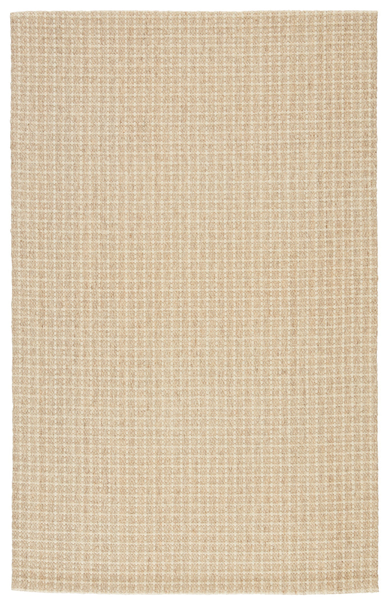 Tane Handmade Solid Beige & Ivory Rug