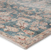 Boheme Bardia Dark Teal & Rust Rug