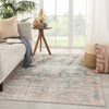 Boheme Bardia Dark Teal & Rust Rug