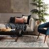 Boheme Bardia Dark Teal & Rust Rug