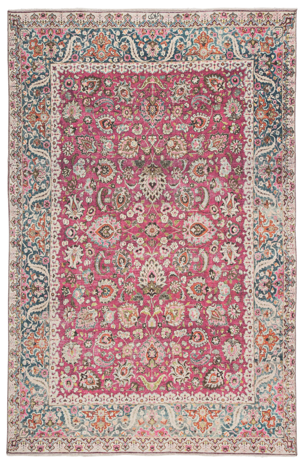 Parlour Oriental Multicolor/ Pink Rug by Jaipur Living