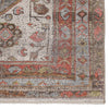 Palazza Medallion Gray/ Orange Rug by Jaipur Living