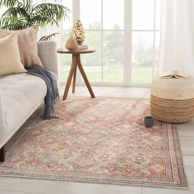 Thistle Oriental Orange/ Cream Rug by Jaipur Living