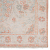 Fay Medallion Orange/ Light Blue Rug