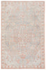 Fay Medallion Orange/ Light Blue Rug